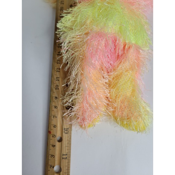 NWT 2002 TY Punkies Collection Sherbet Colored- Rainbow Bear Pink Yellow Orange - Picture 9 of 9